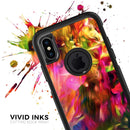 Blurred Abstract Flow V23 - Skin Kit for the iPhone OtterBox Cases