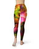 Blurred Abstract Flow V23 - All Over Print Womens Leggings / Yoga or Workout Pants