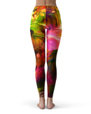 Blurred Abstract Flow V23 - All Over Print Womens Leggings / Yoga or Workout Pants