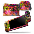 Blurred Abstract Flow V23 - Skin Wrap Decal for Nintendo Switch Lite Console & Dock - 3DS XL - 2DS - Pro - DSi - Wii - Joy-Con Gaming Controller