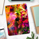 Blurred Abstract Flow V23 - Full Body Skin Decal for the Apple iPad Pro 12.9", 11", 10.5", 9.7", Air or Mini (All Models Available)