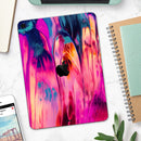 Blurred Abstract Flow V24 - Full Body Skin Decal for the Apple iPad Pro 12.9", 11", 10.5", 9.7", Air or Mini (All Models Available)