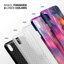 Blurred Abstract Flow V24 - iPhone X Swappable Hybrid Case