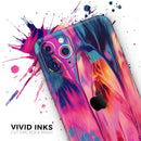 Blurred Abstract Flow V24  - Protective Skin Wrap & Decal – Compatible with iPhone SE to iPhone 17 Pro Max (All Models)