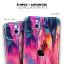 Blurred Abstract Flow V24  - Protective Skin Wrap & Decal – Compatible with iPhone SE to iPhone 17 Pro Max (All Models)