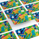 Blurred Abstract Flow V25 - Premium Protective Decal Skin-Kit for the Apple Credit Card