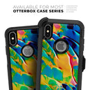 Blurred Abstract Flow V25 - Skin Kit for the iPhone OtterBox Cases