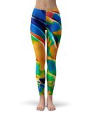 Blurred Abstract Flow V25 - All Over Print Womens Leggings / Yoga or Workout Pants