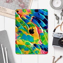 Blurred Abstract Flow V25 - Full Body Skin Decal for the Apple iPad Pro 12.9", 11", 10.5", 9.7", Air or Mini (All Models Available)