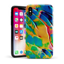 Blurred Abstract Flow V25 - iPhone X Swappable Hybrid Case