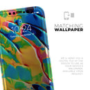 Blurred Abstract Flow V25  - Protective Skin Wrap & Decal – Compatible with iPhone SE to iPhone 17 Pro Max (All Models)
