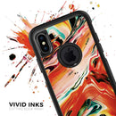 Blurred Abstract Flow V26 - Skin Kit for the iPhone OtterBox Cases