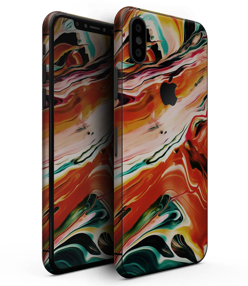 Blurred Abstract Flow V26 - iPhone XS MAX, XS/X, 8/8+, 7/7+, 5/5S/SE Skin-Kit (All iPhones Available)