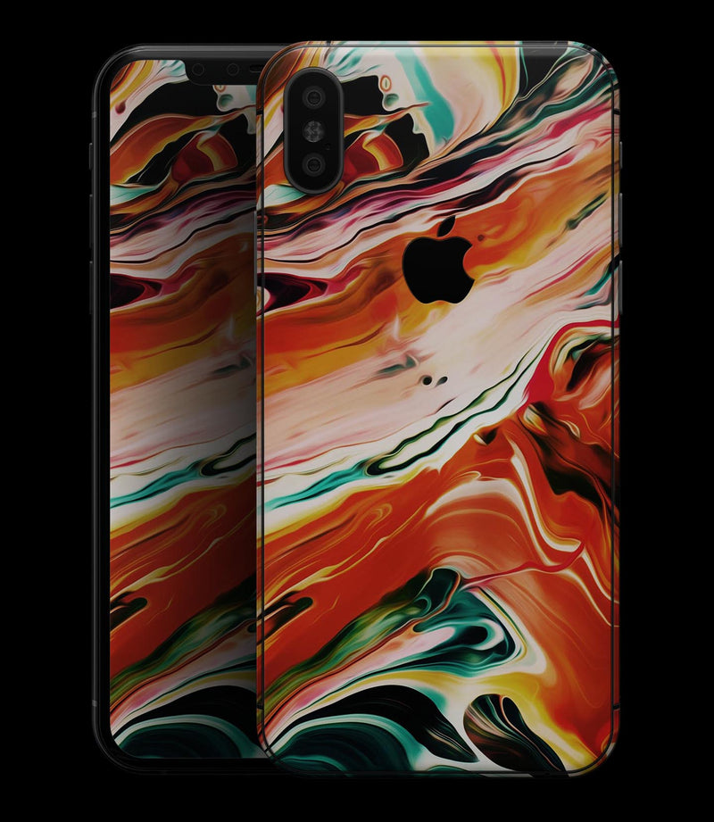 Blurred Abstract Flow V26 - iPhone XS MAX, XS/X, 8/8+, 7/7+, 5/5S/SE Skin-Kit (All iPhones Available)