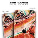 Blurred Abstract Flow V26  - Protective Skin Wrap & Decal – Compatible with iPhone SE to iPhone 17 Pro Max (All Models)