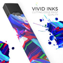 Blurred Abstract Flow V27 - Premium Decal Protective Skin-Wrap Sticker compatible with the Juul Labs vaping device