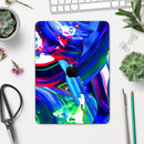 Blurred Abstract Flow V27 - Full Body Skin Decal for the Apple iPad Pro 12.9", 11", 10.5", 9.7", Air or Mini (All Models Available)