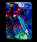 Blurred Abstract Flow V27 - iPhone XS MAX, XS/X, 8/8+, 7/7+, 5/5S/SE Skin-Kit (All iPhones Available)