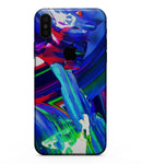 Blurred Abstract Flow V27 - iPhone XS MAX, XS/X, 8/8+, 7/7+, 5/5S/SE Skin-Kit (All iPhones Available)