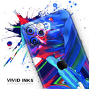 Blurred Abstract Flow V27  - Protective Skin Wrap & Decal – Compatible with iPhone SE to iPhone 17 Pro Max (All Models)