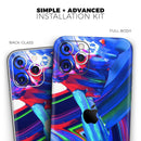 Blurred Abstract Flow V27  - Protective Skin Wrap & Decal – Compatible with iPhone SE to iPhone 17 Pro Max (All Models)