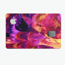 Blurred Abstract Flow V28 - Premium Protective Decal Skin-Kit for the Apple Credit Card