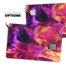 Blurred Abstract Flow V28 - Premium Protective Decal Skin-Kit for the Apple Credit Card