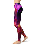 Blurred Abstract Flow V28 - All Over Print Womens Leggings / Yoga or Workout Pants