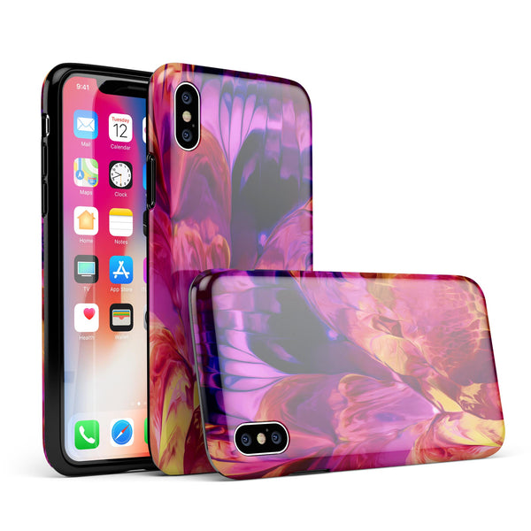 Blurred Abstract Flow V28 - iPhone X Swappable Hybrid Case