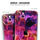 Blurred Abstract Flow V28  - Protective Skin Wrap & Decal – Compatible with iPhone SE to iPhone 17 Pro Max (All Models)