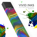 Blurred Abstract Flow V29 - Premium Decal Protective Skin-Wrap Sticker compatible with the Juul Labs vaping device