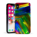 Blurred Abstract Flow V29 - iPhone X Swappable Hybrid Case