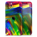 Blurred Abstract Flow V29  - Protective Skin Wrap & Decal – Compatible with iPhone SE to iPhone 17 Pro Max (All Models)
