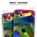 Blurred Abstract Flow V29  - Protective Skin Wrap & Decal – Compatible with iPhone SE to iPhone 17 Pro Max (All Models)