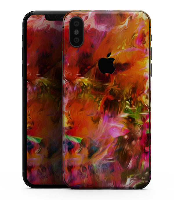 Blurred Abstract Flow V2 - iPhone XS MAX, XS/X, 8/8+, 7/7+, 5/5S/SE Skin-Kit (All iPhones Available)