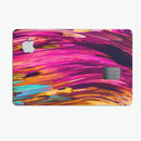 Blurred Abstract Flow V30 - Premium Protective Decal Skin-Kit for the Apple Credit Card