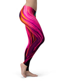 Blurred Abstract Flow V30 - All Over Print Womens Leggings / Yoga or Workout Pants