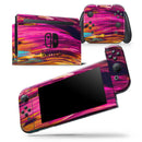 Blurred Abstract Flow V30 - Skin Wrap Decal for Nintendo Switch Lite Console & Dock - 3DS XL - 2DS - Pro - DSi - Wii - Joy-Con Gaming Controller