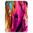 Blurred Abstract Flow V30 - Full Body Skin Decal for the Apple iPad Pro 12.9", 11", 10.5", 9.7", Air or Mini (All Models Available)