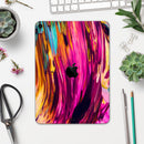 Blurred Abstract Flow V30 - Full Body Skin Decal for the Apple iPad Pro 12.9", 11", 10.5", 9.7", Air or Mini (All Models Available)
