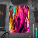 Blurred Abstract Flow V30 - Full Body Skin Decal for the Apple iPad Pro 12.9", 11", 10.5", 9.7", Air or Mini (All Models Available)