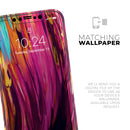 Blurred Abstract Flow V30  - Protective Skin Wrap & Decal – Compatible with iPhone SE to iPhone 17 Pro Max (All Models)