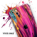 Blurred Abstract Flow V30  - Protective Skin Wrap & Decal – Compatible with iPhone SE to iPhone 17 Pro Max (All Models)