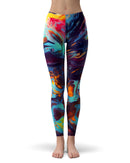 Blurred Abstract Flow V31 - All Over Print Womens Leggings / Yoga or Workout Pants