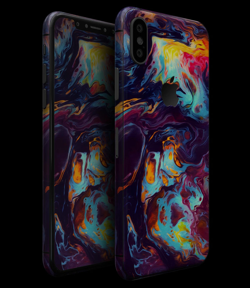 Blurred Abstract Flow V31 - iPhone XS MAX, XS/X, 8/8+, 7/7+, 5/5S/SE Skin-Kit (All iPhones Available)