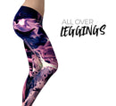 Blurred Abstract Flow V32 - All Over Print Womens Leggings / Yoga or Workout Pants