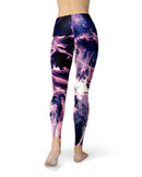 Blurred Abstract Flow V32 - All Over Print Womens Leggings / Yoga or Workout Pants