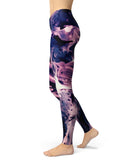 Blurred Abstract Flow V32 - All Over Print Womens Leggings / Yoga or Workout Pants