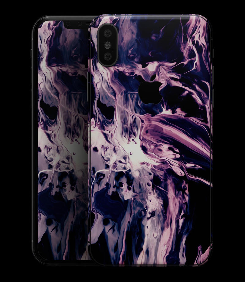 Blurred Abstract Flow V32 - iPhone XS MAX, XS/X, 8/8+, 7/7+, 5/5S/SE Skin-Kit (All iPhones Available)