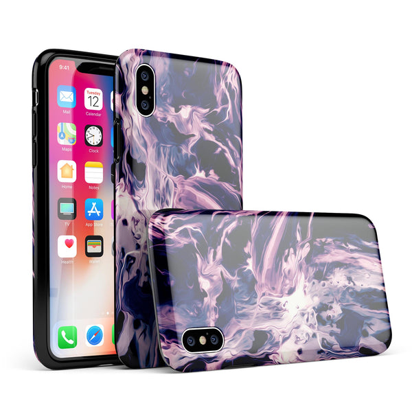 Blurred Abstract Flow V32 - iPhone X Swappable Hybrid Case
